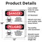Signmission Pesticide Storage Area Personnel Only Danger Sign, Aluminum, 12in W x 18in L, 2PK OS-2PACK-DS-A-1218-VS-2036 - alternate 7